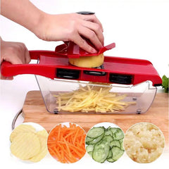 10 IN 1 Manual Vegetable Slicer Fruit Cutter Stainless Steel Mandoline Kitchen