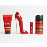 Original She Gift Set 4 Pcs – Body Wash, Perfume, Tester & Body Spray Combo