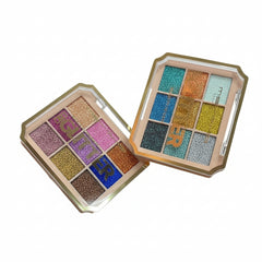 Msyaho Glitter Eyeshadow Palette - 9 Colors