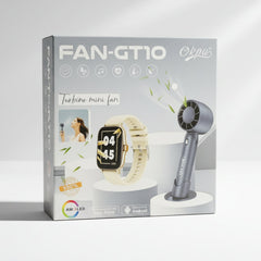 Okpu FAN-GT10 Mini Fan & Smartwatch Combo