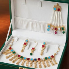 Zircon Necklace Set for Women – AD Super Design Premium Quality