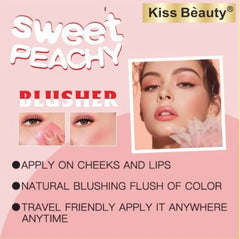 Kiss Beauty Sweet Peachy Peach Magic Matte Blusher - 30ml