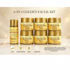 Glamour Glow 6-in-1 Luxury Golden Facial Kit