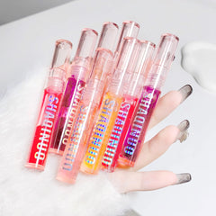 Beauty Mirror Lip Glaze Set Jelly Lip Gloss (4 Pcs)