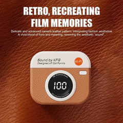 X73 Retro Camera Design TWS Wireless Earbuds