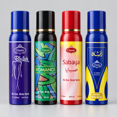 Classic Women's Body Spray - Pack of 4