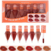 Heng Fang Creamy Mist Lip Gloss - 6 Pcs Set