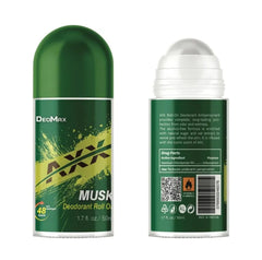 Deomax Musk Deodorant Roll On 48H Long Lasting 50ml
