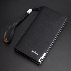 Baellerry Long Leather Clutch Wallet