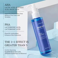 KORMESIC Deep Cleansing Hydrating Face Wash AHA+PHA Facial Cleanser - 150ml