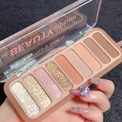 Miss Lara 9-color Blush Highlighter Eyeshadow Palette