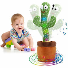 Rechargeable Talking & Dancing Cactus Toy (With Music)