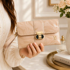 Womens Marble Pattern Clutch Bag