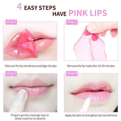 ESTELIN Cherry Blossom Pink Hydrogel Lip Mask