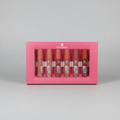Eccsece Stay Color Perfectly Velvet Lip Gloss - 6 Pcs Set