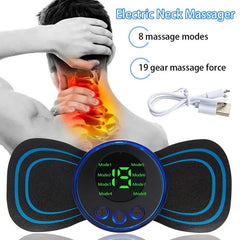 Electric EMS Cervical Back Muscle Pain Relief Mini Neck Massager