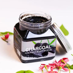 Wokali Black (Charcoal) Sherbet Body Scrub – 350ml
