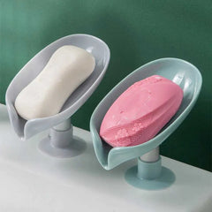 Leaf Shape Soap Box Drain Soap Holder
