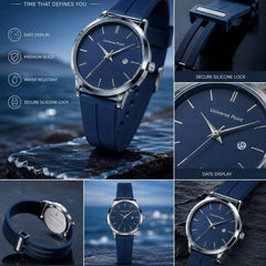 Universe Point Minimalist Silicone Strap Quartz Watch