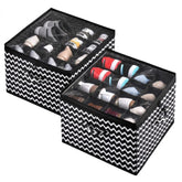 Foldable Fabric Shoe Organizer Storage Box - Each