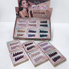 DoDo Lady Reusable Press On Nails Set - 12Pcs