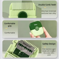 New Double-Sided Hair Razor Comb