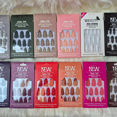 New Professional Nail Tip Reusable Pop On Manicure Nails