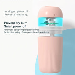 USB Mini Humidifier With 420ML Capacity Intelligent Anti-drying