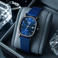 Tissot Oval Dial Silicone Strap Quartz Watch