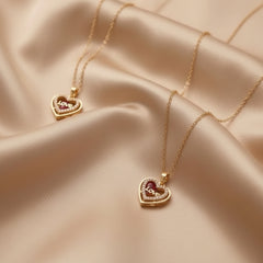 Gold Love Heart Necklace - Each