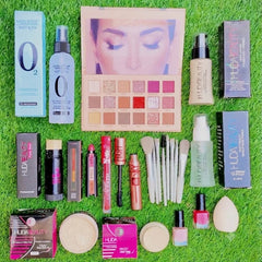 14 in 1 Makeup Deal - Premium Full Face Cosmetic Vanity Set with Brush Kit