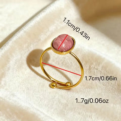 Cat eye Adjustable ring
