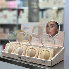 ANYLADY Duo Baked Highlighter Compact – 2-in-1 Shimmer & Glow Powder