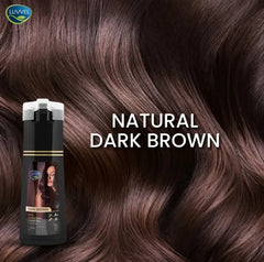 LUVVEL Hair Color Shampoo Bottle with Olive Oil – 200ml