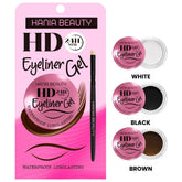 HANIA BEAUTY HD 24H Stay Eyeliner Gel With Applicator Brush