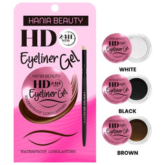HANIA BEAUTY HD 24H Stay Eyeliner Gel With Applicator Brush