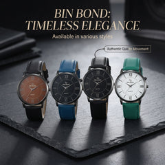 BINBOND analog quartz men's fashion watch
