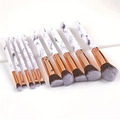 BH Cosmetics Signature Marble & Rose Gold Brush Set
