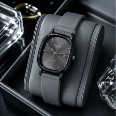 Tissot Oval Dial Silicone Strap Quartz Watch