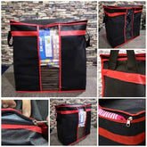 Heavy-Duty Black Fabric Storage Bag & Clothes Organizer - Each