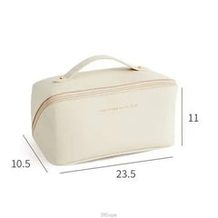 Large Capacity Cosmetic Bag Portable Makeup Pouch