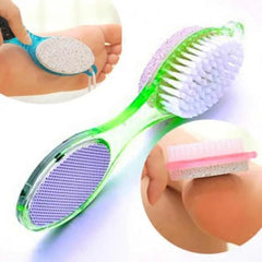 4 In 1 Foot Scrubber With Pedicure And Manicure Callus remover