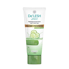 De’LESH Natural Glow Cucumber Face Wash for All Skin Types – 100ml