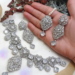 Antique Necklace Set - Stone Work