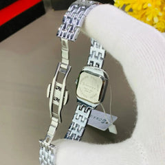 BONAIER Classic Square Two Tone Watch