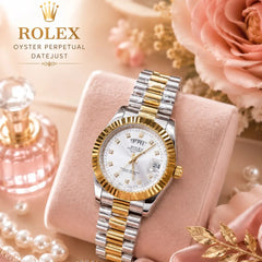 Rolex Diamond Style Dial Markers Watch