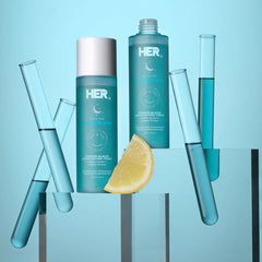 HER Beauty goodnight glow Power Blend Exfoliating Tonic 120ml / 4.05 fl.oz