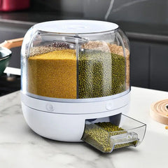 6 Grid Round Cereal Dispenser