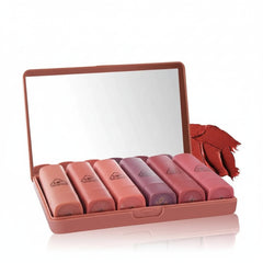 Heng Feng Matte Lipstick With Mirror - 6 Pcs