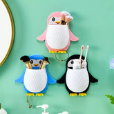 Self Adhesive Wall Mounted Penguin Holder